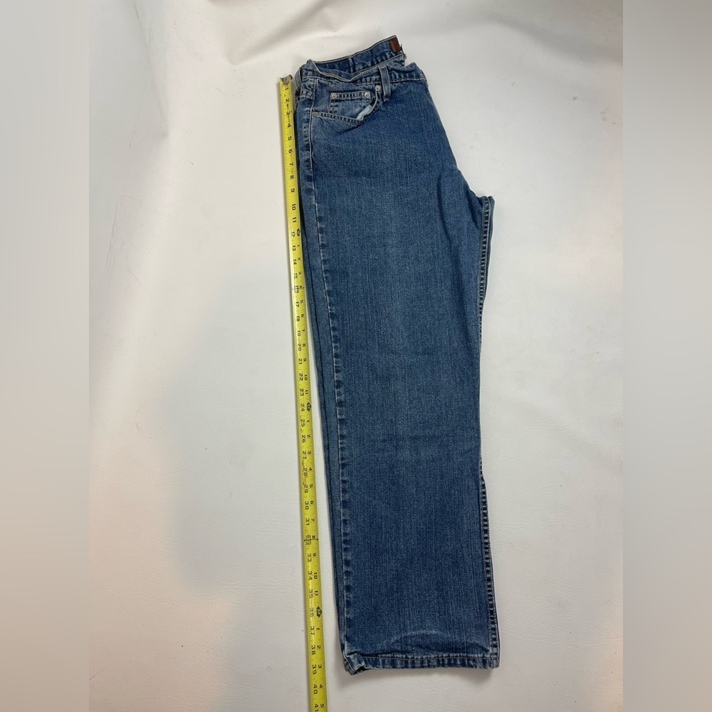 Tasso Elba Men’s Classic Fit Straight Leg Blue Denim Jeans Size 36 - Picture 8 of 12